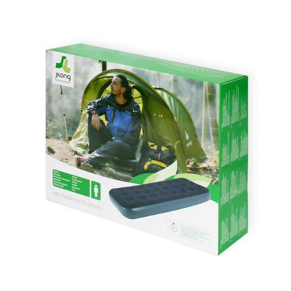 Кровать надувная Jilong Flocked Air Bed Single