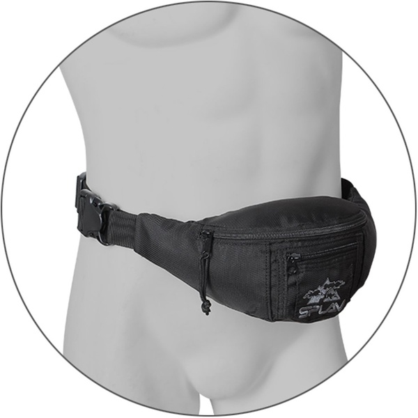 Сумка поясная Сплав Varan чёрный