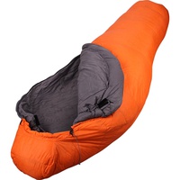 Спальный мешок пуховый Сплав Adventure Permafrost 220см оранжевый