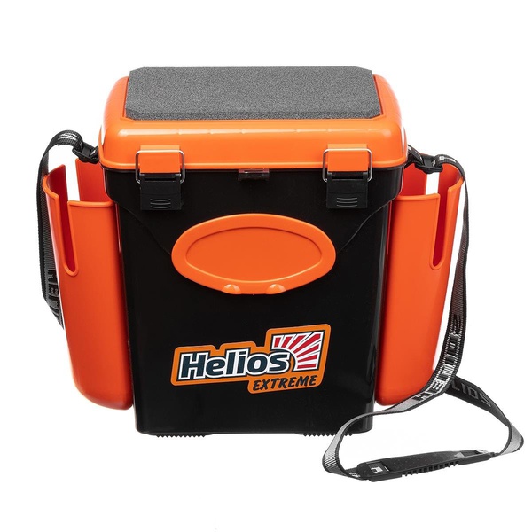 Ящик зимний Helios FishBox (односекционный, 10 л) оранжевый