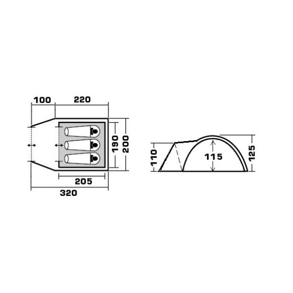 Палатка Trek Planet Zermat 3