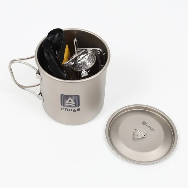 Кружка титановая Сплав 600 мл