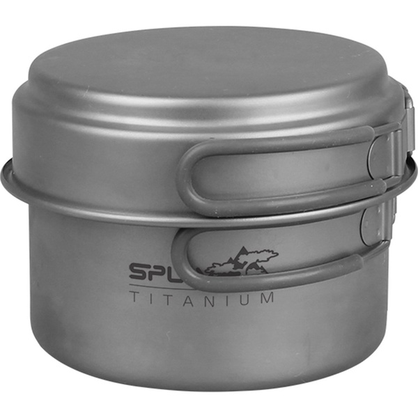 Набор титановой посуды Сплав (1 кастрюля, 1 сковородка, 1250+800 мл)