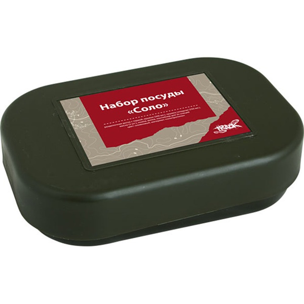 Туристический набор пластиковой посуды Track Соло