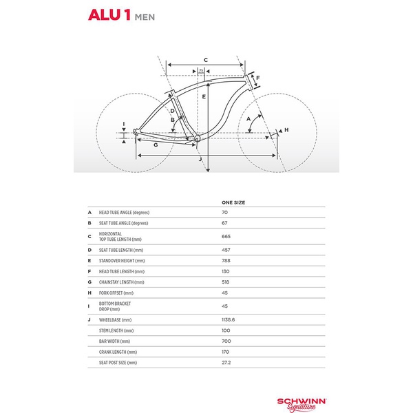 Велосипед Schwinn Alu 1 (2018) Черный
