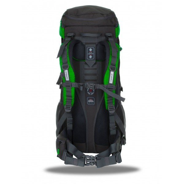 Рюкзак Campus Falcon 75+10L серый/зеленый/черный