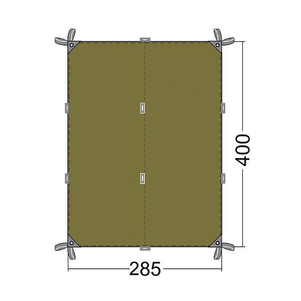 Тент Tatonka Tarp 4 bazil
