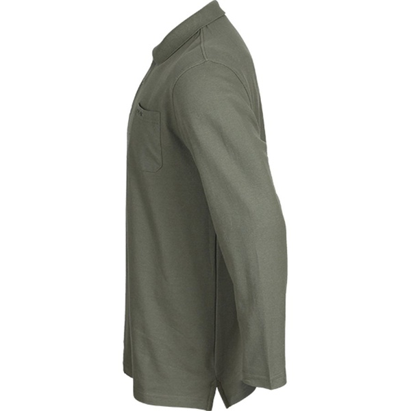 Рубашка Сплав Поло (длинн.рукав) т/зеленая