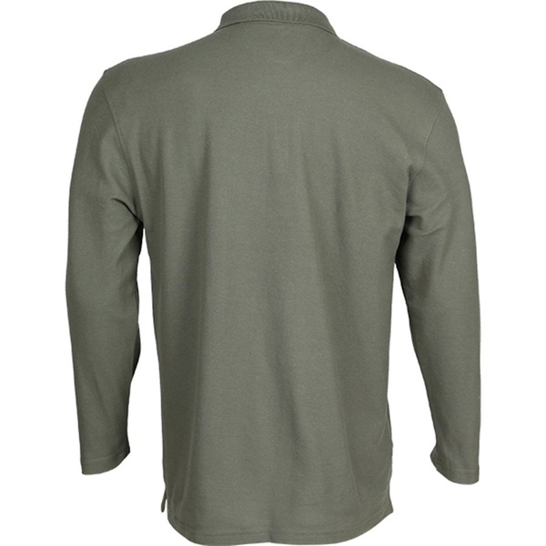 Рубашка Сплав Поло (длинн.рукав) т/зеленая