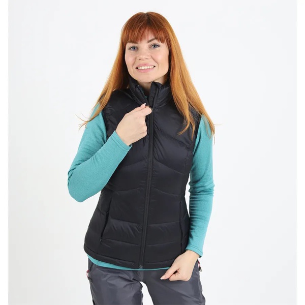 Жилет женский пуховый Сплав Ride черный
