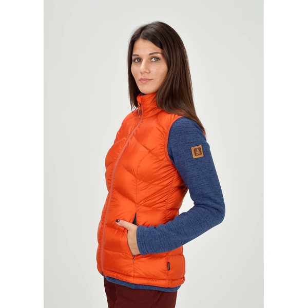 Жилет женский пуховый Сплав Ride терракотовый