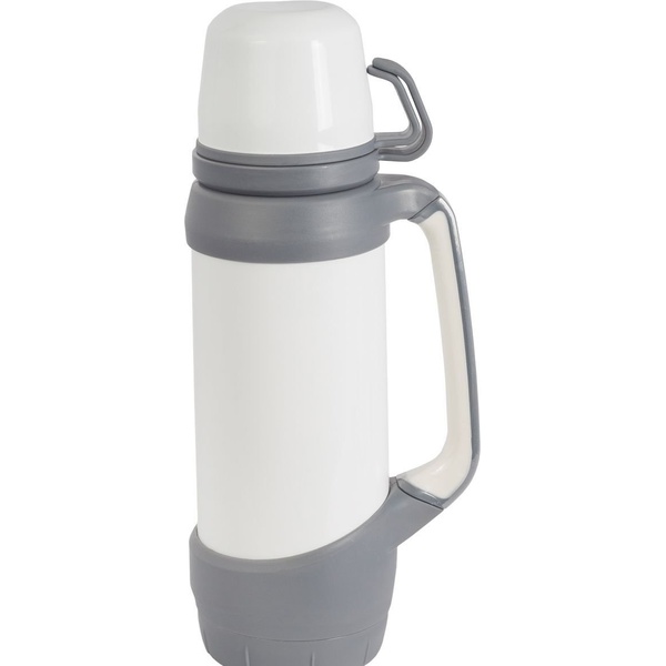 Термос Indiana Classic 1,2 L с двумя кружками белый