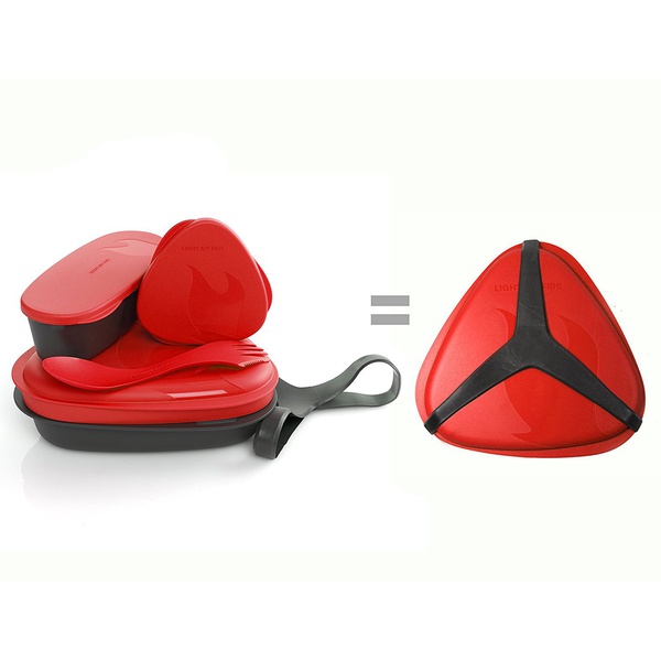 Набором посуды Light My Fire LunchKit красный