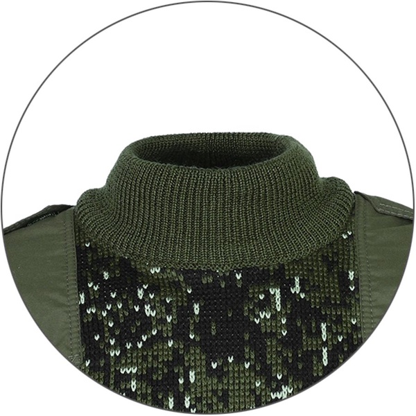 Свитер Splav камуфлированный с накладками цифровая флора