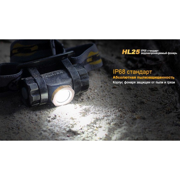 Фонарь налобный Fenix HL25 XP-G2 (R5) Желтый
