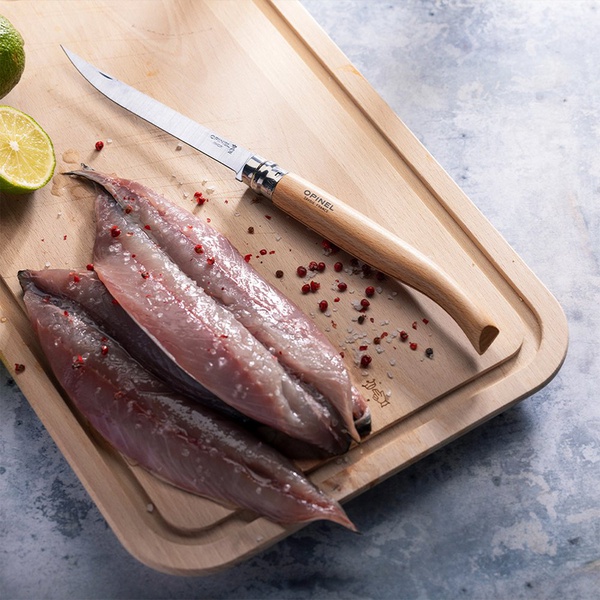 Нож филейный Opinel №15 рукоять - бук