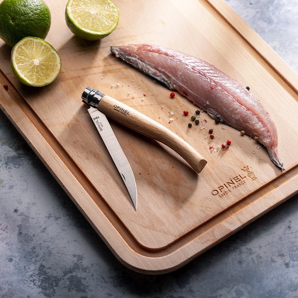 Нож филейный Opinel №15 рукоять - бук