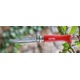 Нож Opinel №8 Trekking нержавеющая сталь, кожаный темляк красный. Фото 2