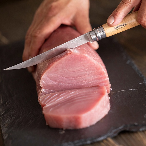 Нож филейный Opinel №12 рукоять из бука