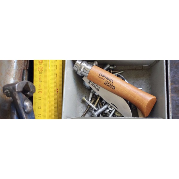 Нож Opinel №6 углеродистая сталь, рукоять из бука, блистер