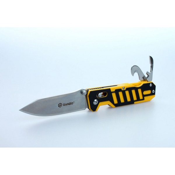 Нож Ganzo G735 черно-желтый