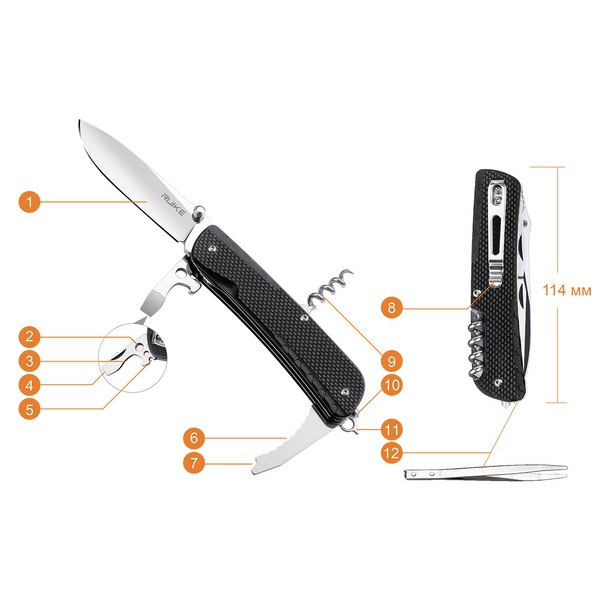 Нож Ruike Trekker LD21