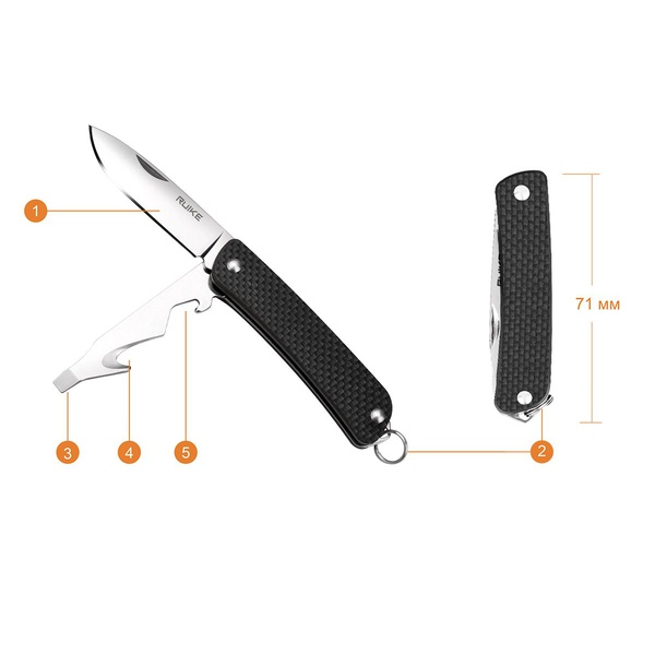 Нож Ruike Criterion Collection S21 черный