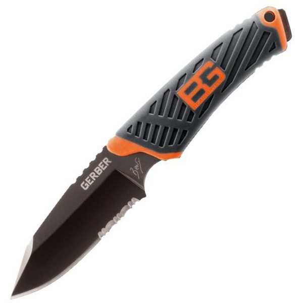 Нож Gerber Bear Grylls Compact Fixed Blade, полусеррейтор