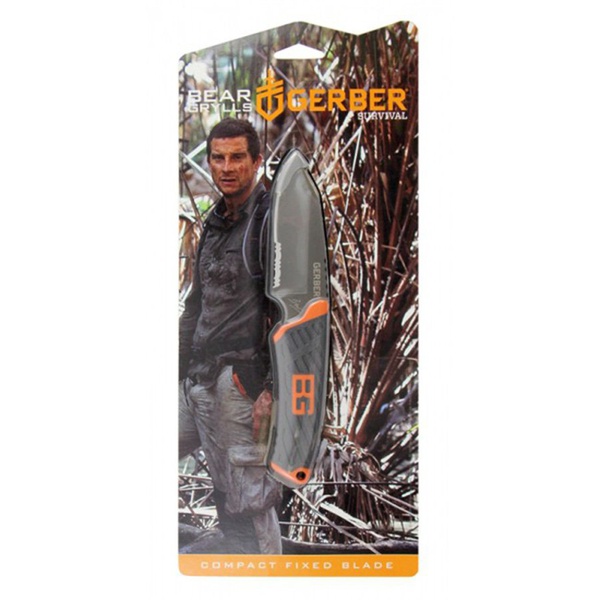 Нож Gerber Bear Grylls Compact Fixed Blade, полусеррейтор
