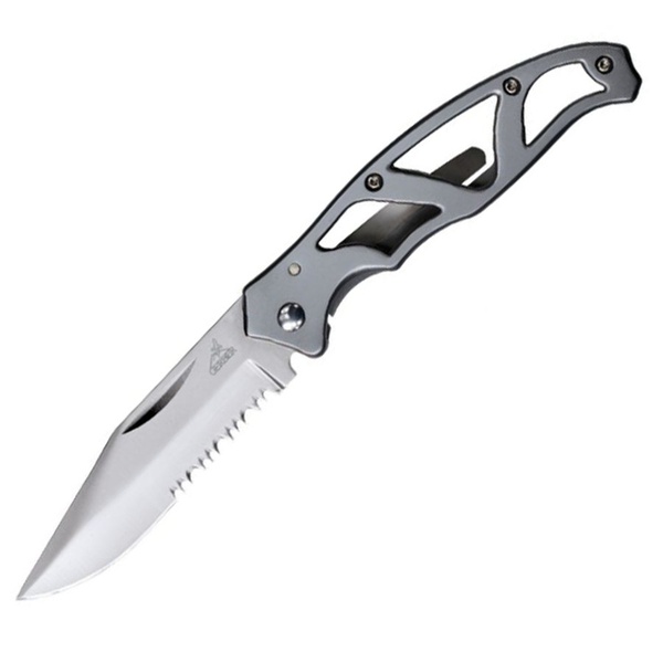 Нож Gerber Essentials Paraframe Mini, серрейторное лезвие