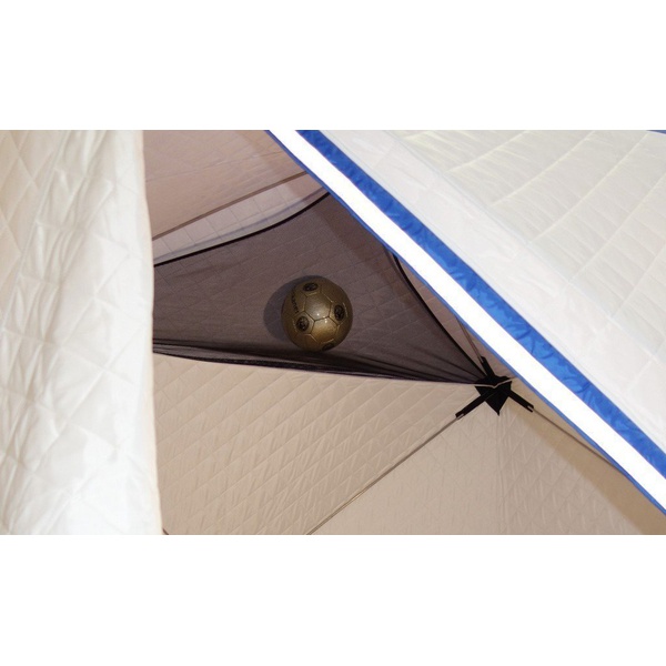 Палатка для зимней рыбалки Пингвин Призма Премиум Термолайт (каркас В95Т1) бело-синий