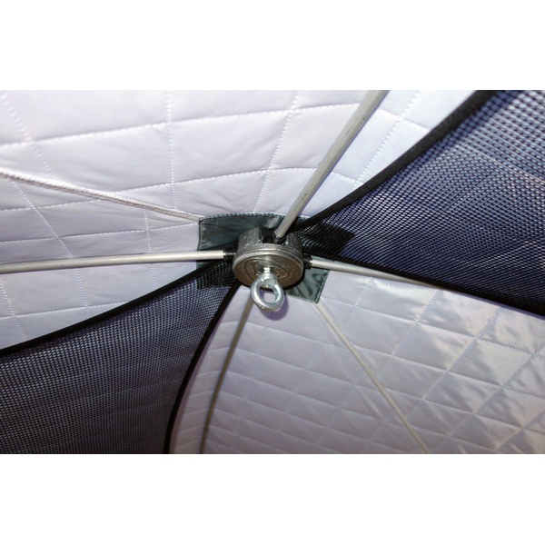 Палатка для зимней рыбалки Пингвин Призма Премиум Термолайт (каркас В95Т1) бело-синий