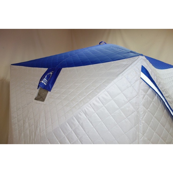 Палатка для зимней рыбалки Пингвин Призма Премиум Термолайт (каркас В95Т1) бело-синий