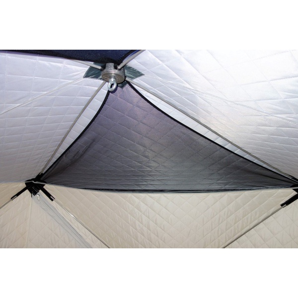 Палатка для зимней рыбалки Пингвин Призма Премиум Термолайт (каркас В95Т1) бело-синий