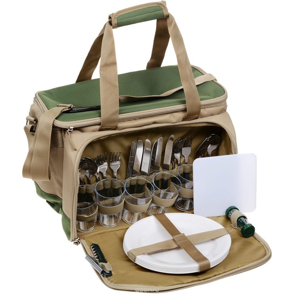 Набор для пикника Арктика на 6 персон зеленый