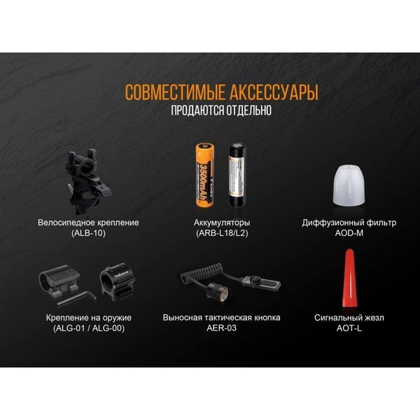 Фонарь Fenix TK25 Red XP-G2