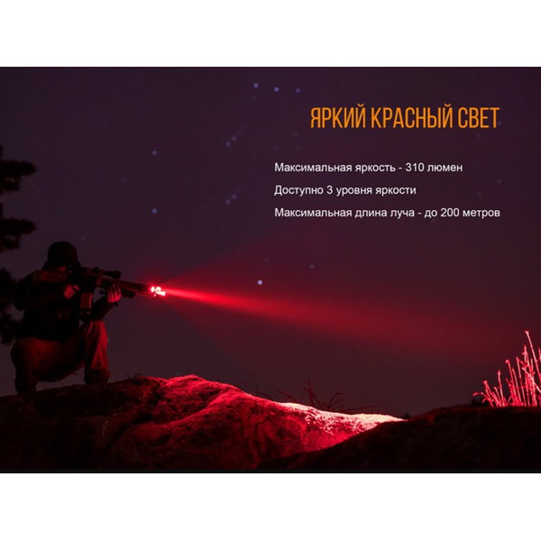 Фонарь Fenix TK25 Red XP-G2