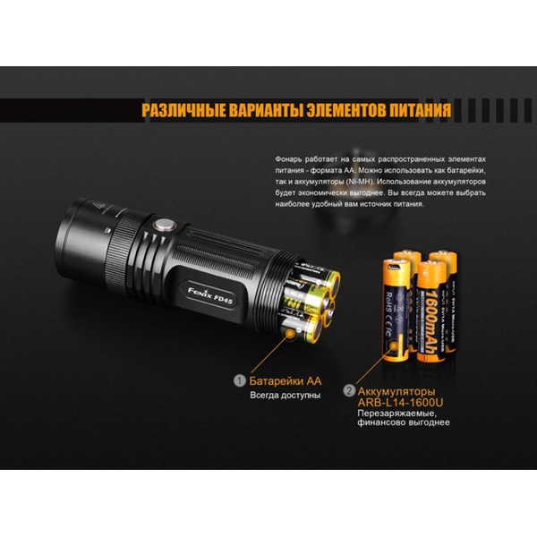 Фонарь Fenix FD45 Cree XP-L HI LED
