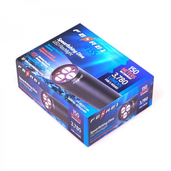 Фонарь для дайвинга Ferei W155 XP-L HI, XP-G (холодный свет диода)