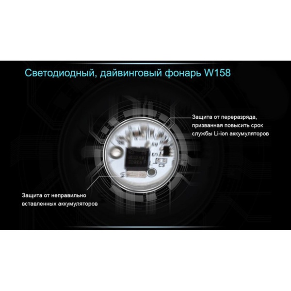 Фонарь для дайвинга Ferei W158