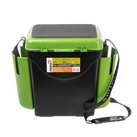 Ящик зимний Helios FishBox (односекционный, 10 л) зеленый