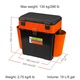 Ящик зимний Helios FishBox (19 л, двухсекционный) оранжевый. Фото 10