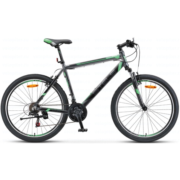 Велосипед Stels Navigator 600 V V030 (2017) черный/зеленый