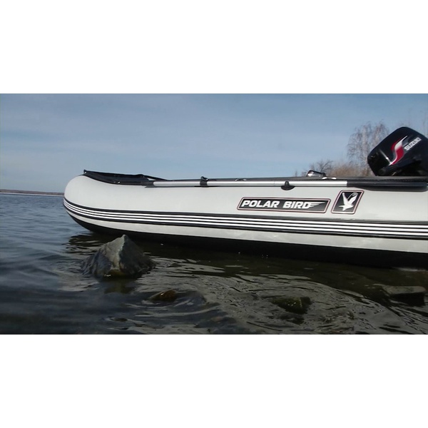 Лодка Polar Bird 300M Merlin (Кречет) Стеклокомпозит Черно-белый