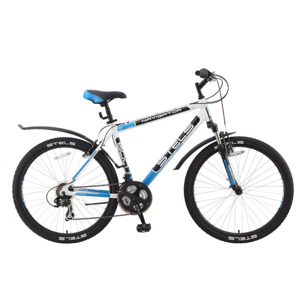 Велосипед Stels Navigator 600 V 26 (2016) белый/черный/синий