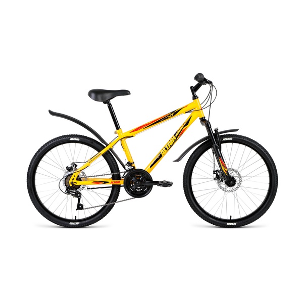 Велосипед 24" Altair MTB HT 3.0 disc желтый