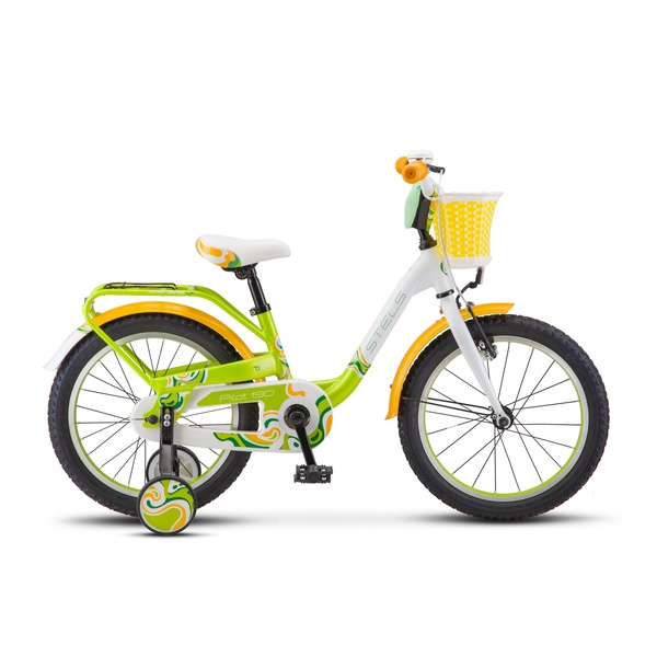 Велосипед Stels 18" Pilot 190 (2018) зеленый/желтый/белый