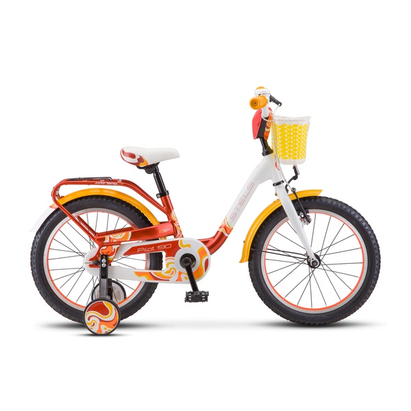 Велосипед Stels 18" Pilot 190 (2018) красный/желтый/белый