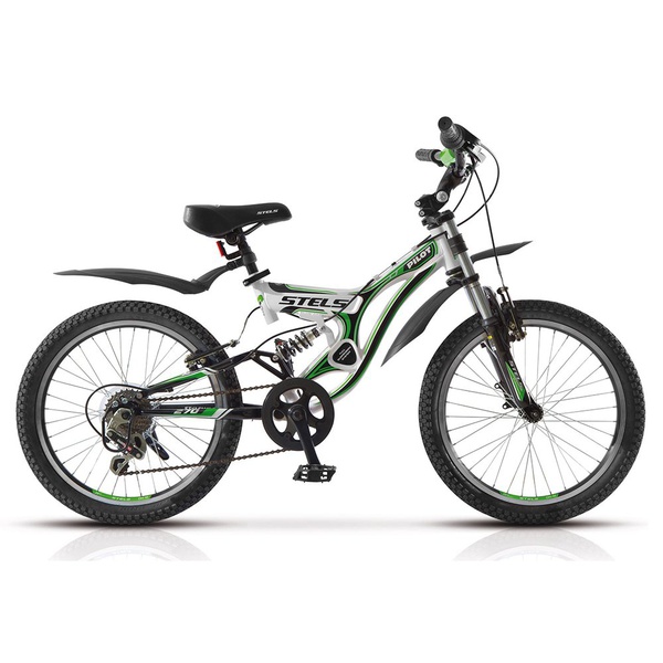 Велосипед Stels 20" Pilot 270 (2015) белый/черный/зелёный