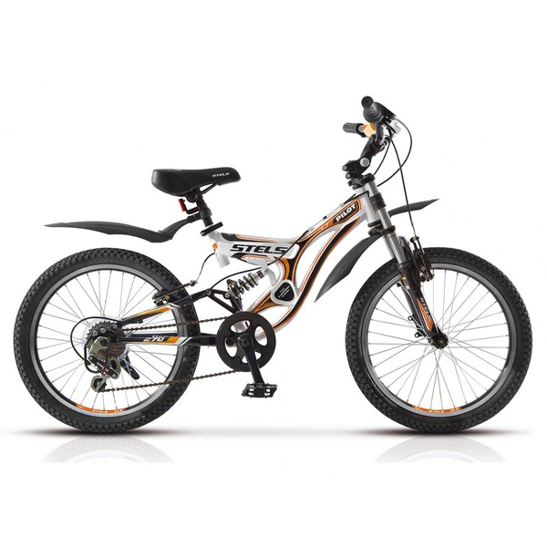 Велосипед Stels 20" Pilot 270 (2015) белый/черный/оранжевый